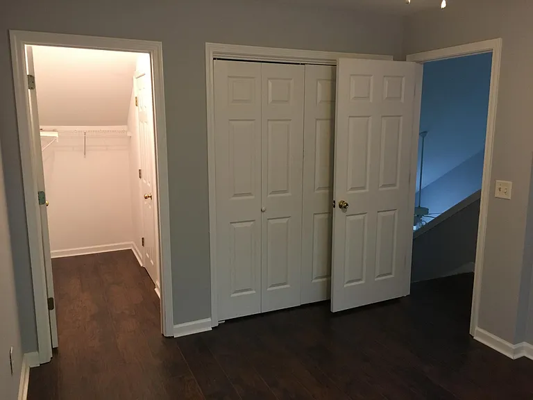 Secondary bedroom with oversized walk-in closet