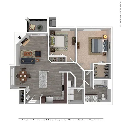 Floor plan B1-Renovated