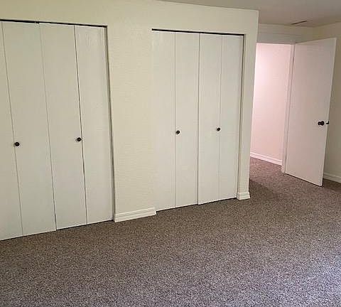 Large closets in bedroom
