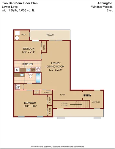 Floor plan $2.26/sq.ft. - The Abbington