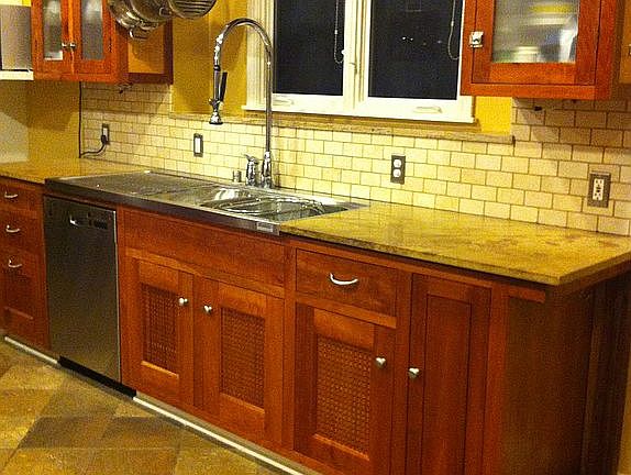 Hanging Pot Rack Above Sink