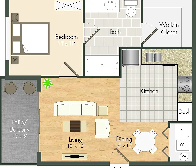 A2 Floor Plan