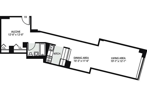 2nd image of 45 Wall St APT 719