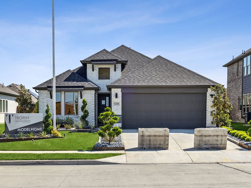 Devonshire Diamond Model Home in Forney TX by Trophy Signature Homes