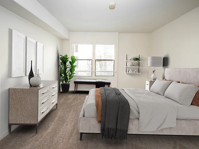 Spacious bedrooms