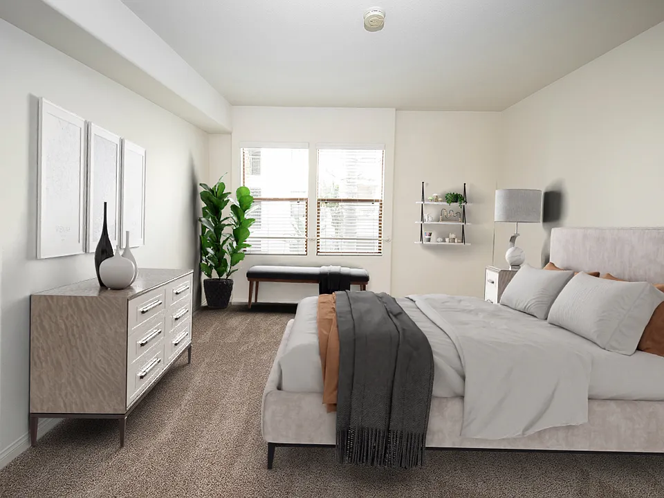 Spacious bedrooms