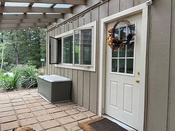 Front porch and door