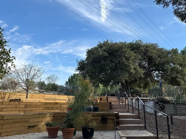 The community garden at Valley Oaks Village