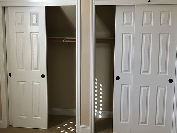 2 large closets in master