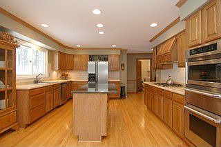 Gourmet kitchen with highend appliances