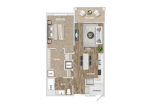 Floor plan A2A