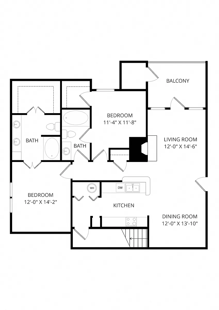 Floor plan B4A