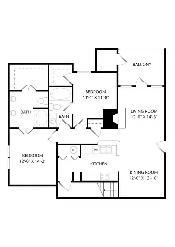 Floor plan B4A