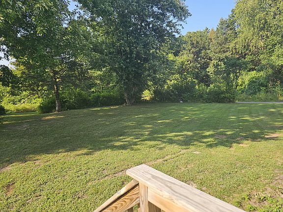 Backyard. View from backsteps.