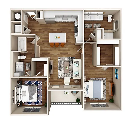 Floor plan B1