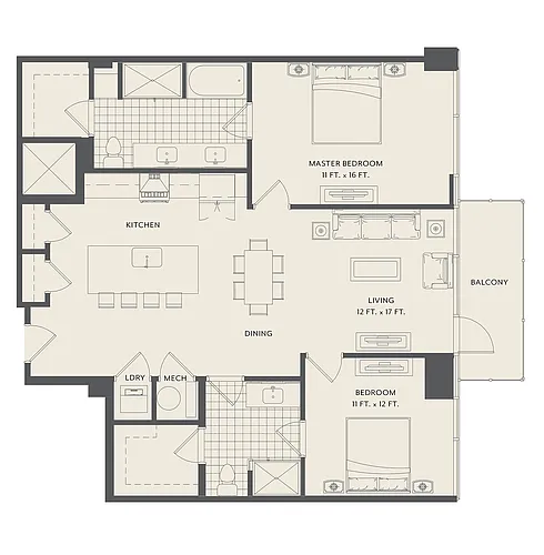 Floor plan B-1A