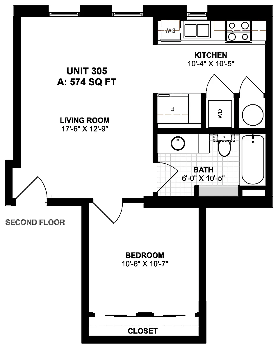 Floor plan 305