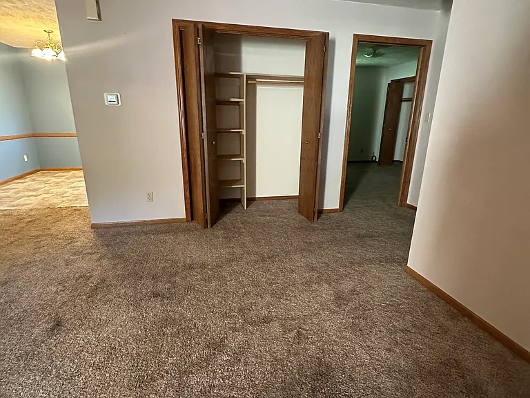 Closet space in living room