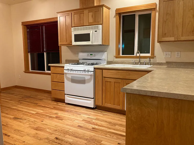 Kitchen and dining area