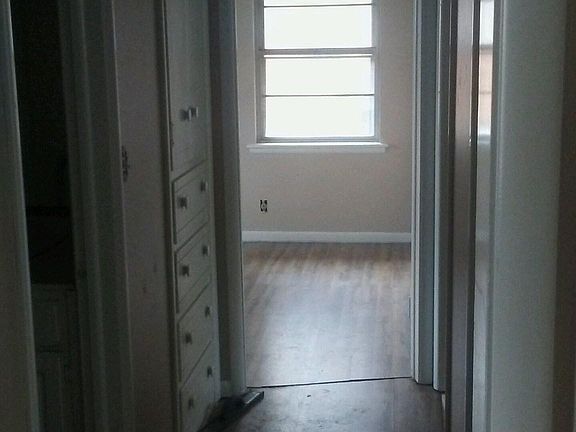 Newly floored hallway