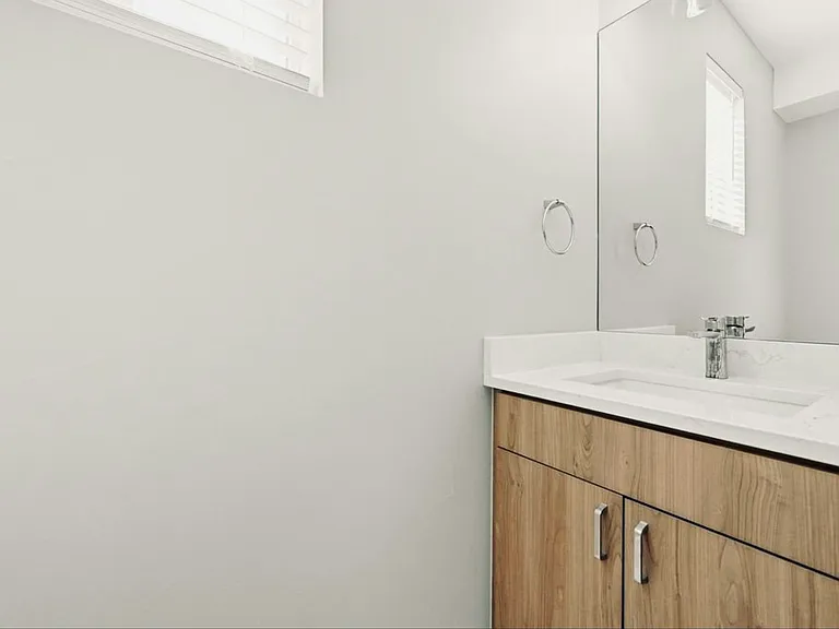 third floor powder room