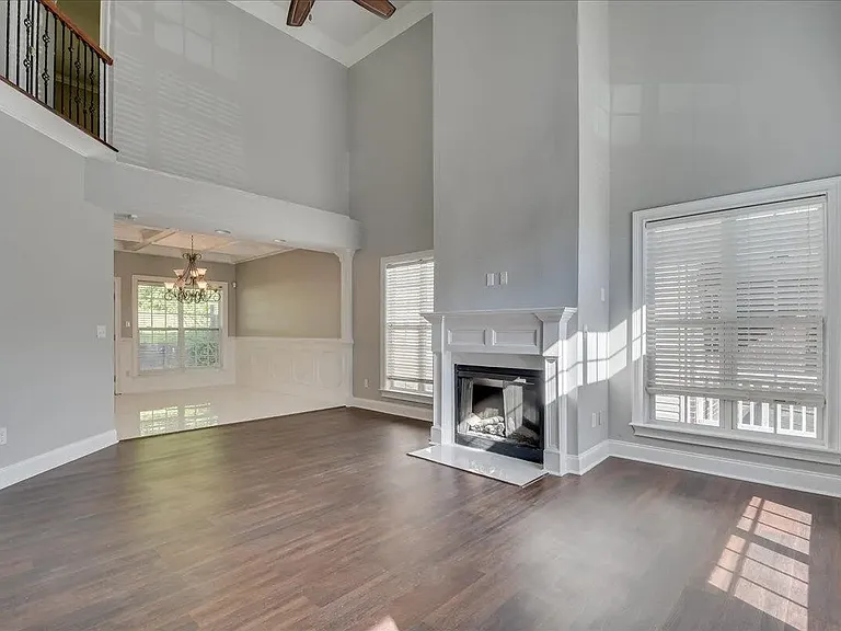 Fireplace in living room