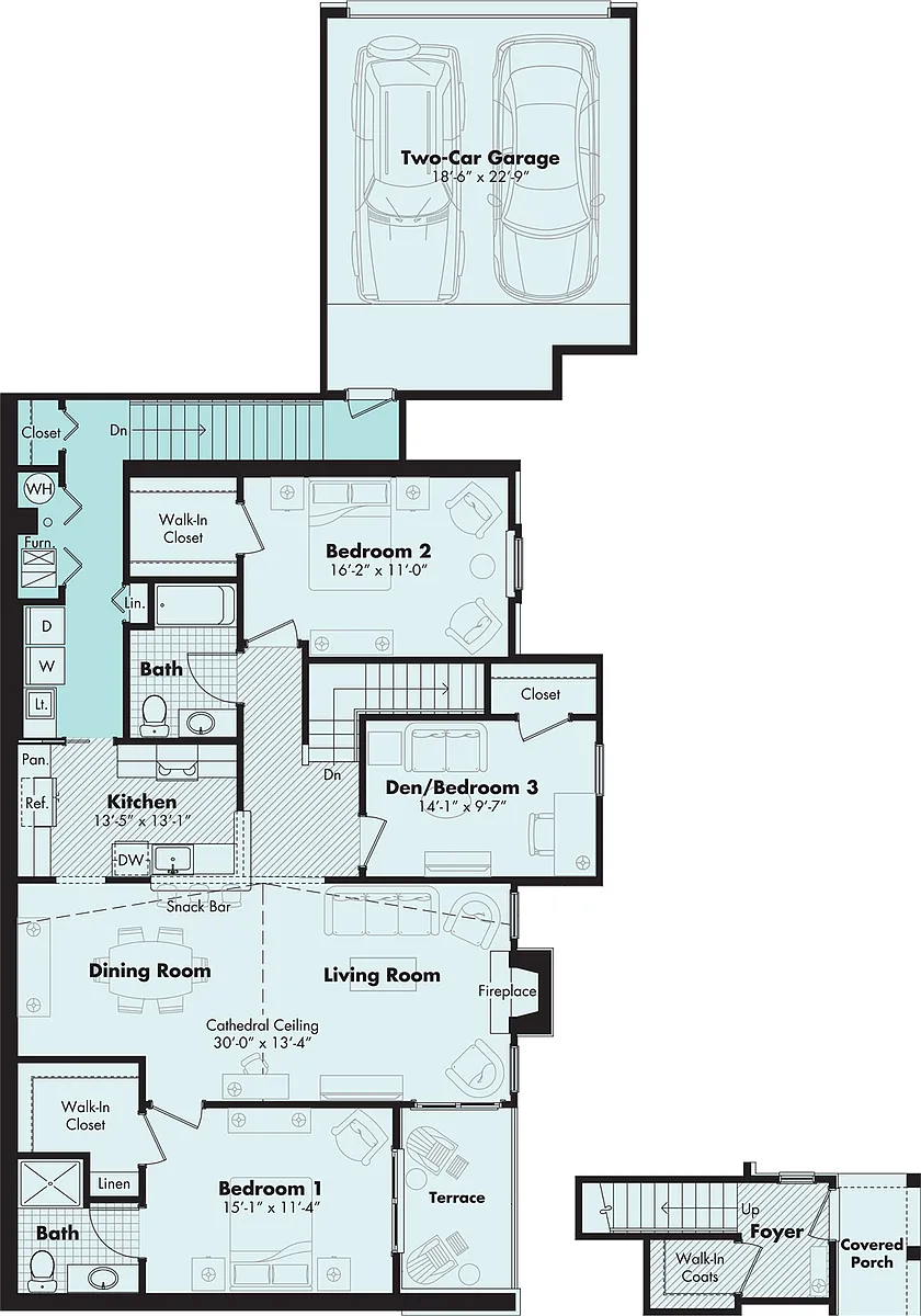 Floor plan Bordeaux-Bastien