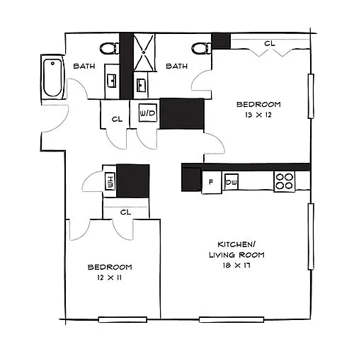 Floor plan Spectrum 2A