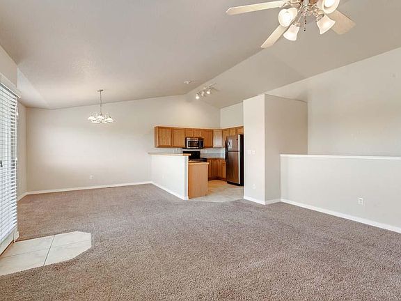 Living room, dining room, and kitchen