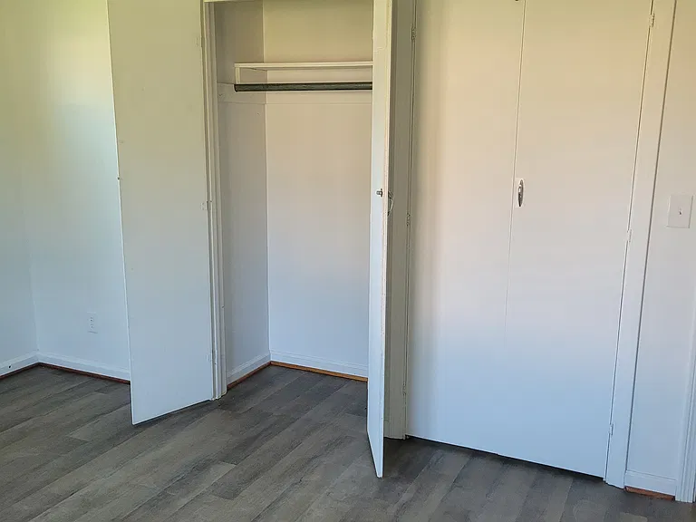 Bedroom one - closets