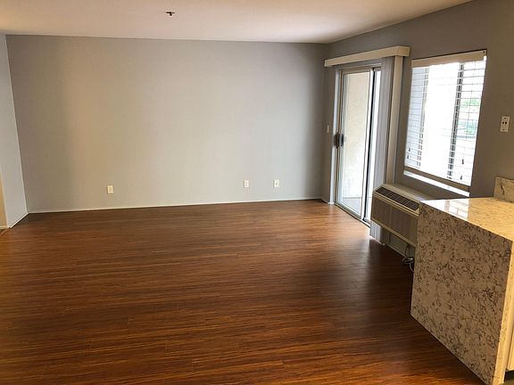 Large living room with patio access