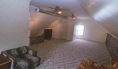 There is a giant living room