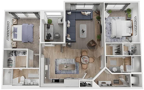 Floor plan B1