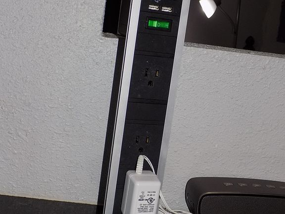 Retractable outlets & USB