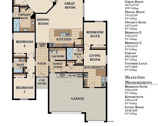 Sequoia floor plan