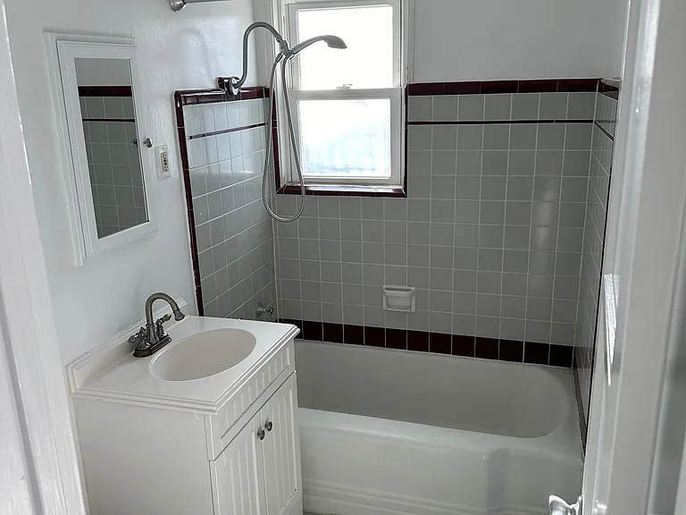 Bathroom with ocean view