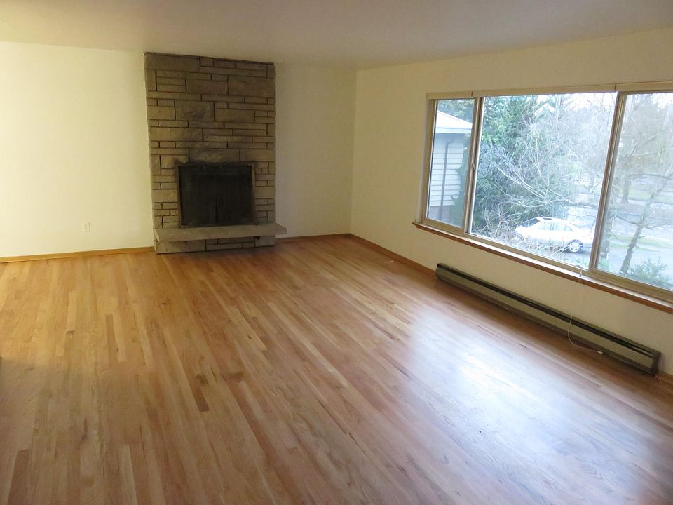 living room and view to Sand Point Way N E