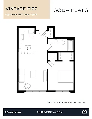 Floor plan Vintage Fizz