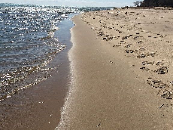 The best sandy walking beach