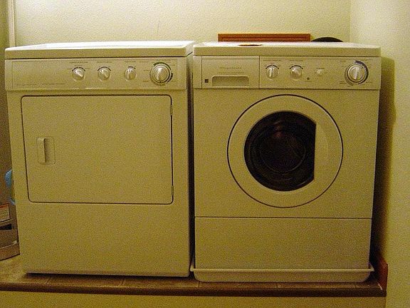 Laundry in apartment