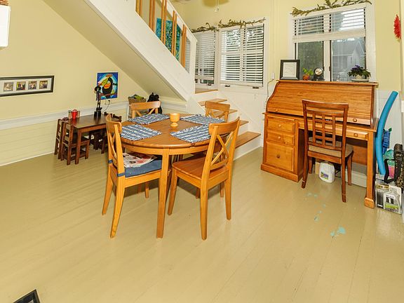 Back porch and breakfast table