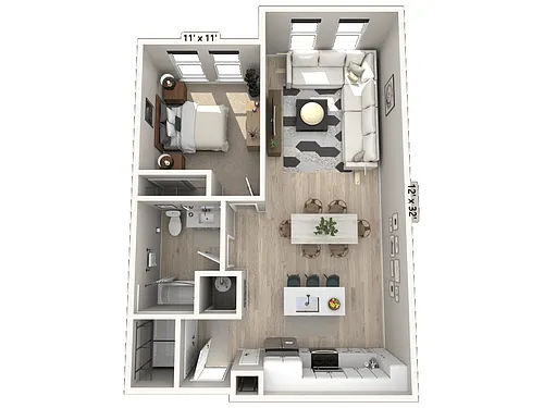 Floor plan A16
