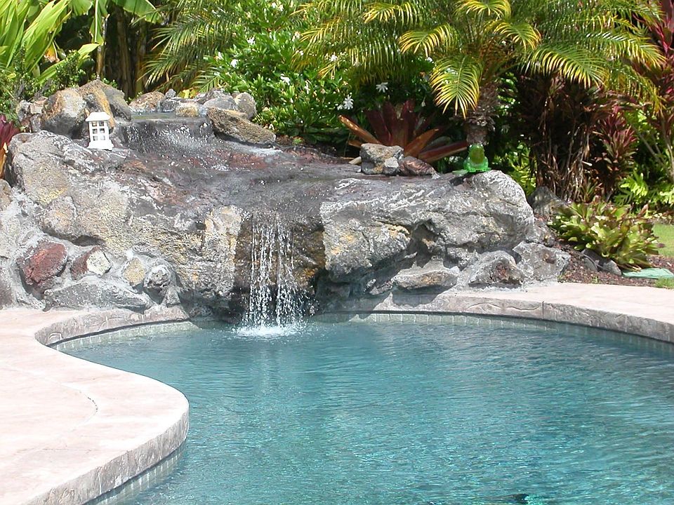Pool and Waterfall