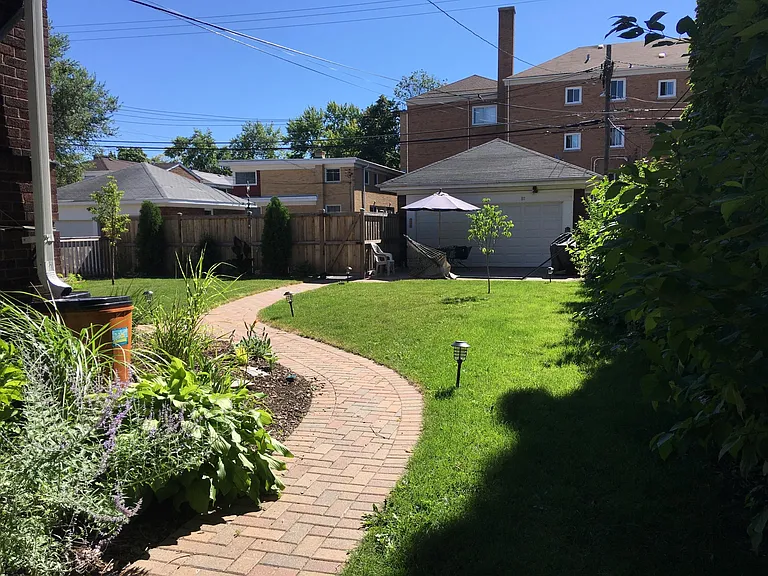 Backyard with patio