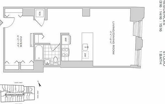 2nd image of 70 Pine St APT 1316