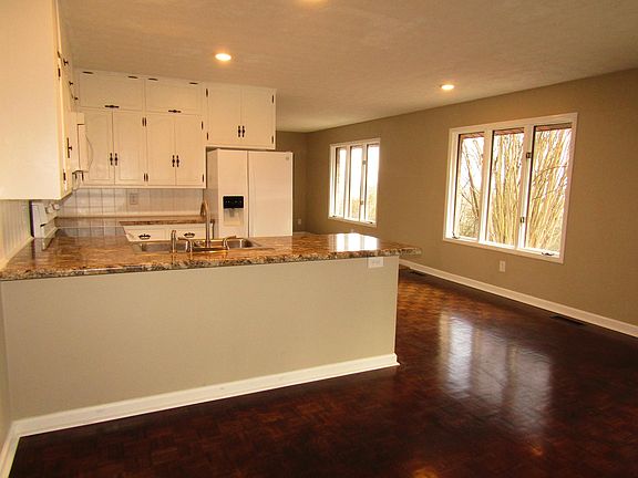 kitchen and dinning area with view