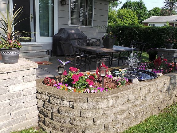 Pond and Custom Brick work