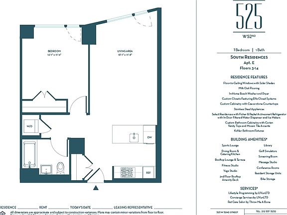 2nd image of 525 W 52nd St APT 14ES