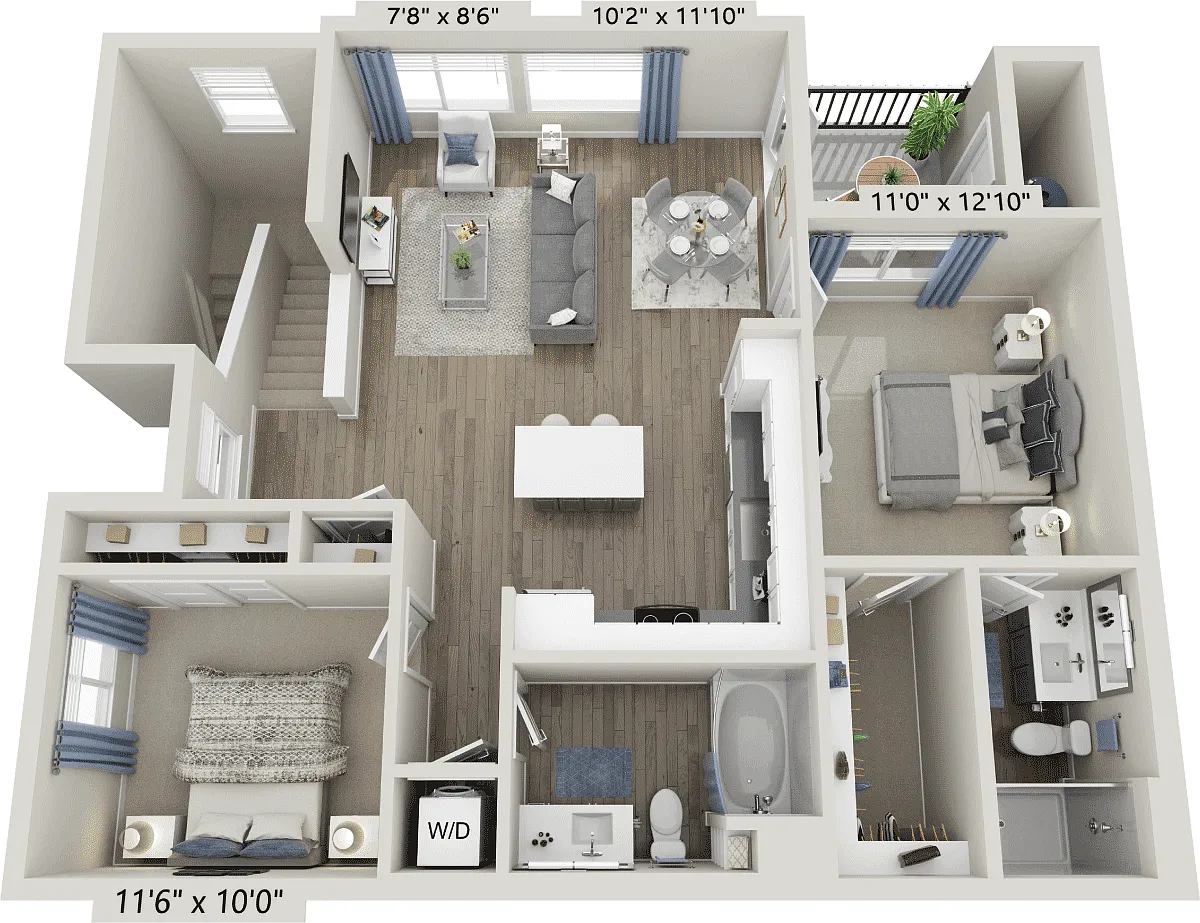 Floor plan B2.2 Skyline Two