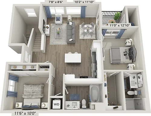 Floor plan B2.2 Skyline Two